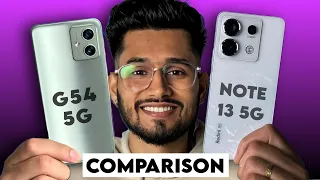 Redmi note 13 5g vs Moto g54 5g 🔥 Best 5g phone under 15000??