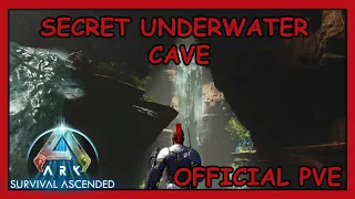 Ark Ascended | Secret Underwater Cave | Scorched Earth | Official PVE