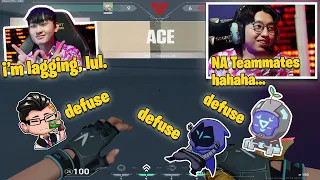 PRX Jinggg Trolling NA Teammates After got ACE in NA Ranked PRX f0rsakeN ACE with Raze in NA Ranked