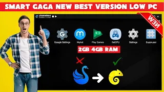 Smart GaGa Best Version 2024 For Free Fire 2GB 4GB 6GB RAM  | Low End PC Smartgaga Emulator