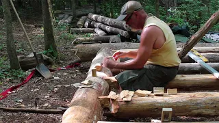 Log Cabin Update: Leveling Log Floor Joists