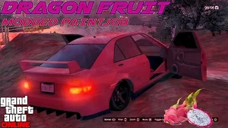 GTA 5 ONLINE ( DRAGON FRUIT MODDED PAINT JOB )