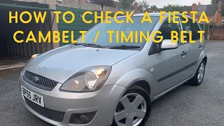 Fiesta Timing Belt. How to check if it needs doing. A D.I.Y guide to saving £££s