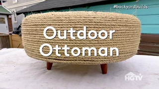 DIY Outdoor Ottoman | Backyard Builds