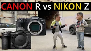 Canon R против Nikon Z фоточеллендж) #canon #nikon #canonr #nikonz5