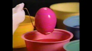 1991 PAAS Easter Egg Color Cups "No mess way to create Easter Eggs" TV Commercial