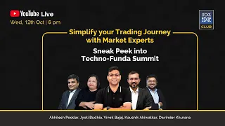 Simplify your Trading Journey with Market Experts | Techno-Funda Summit #ELMLive