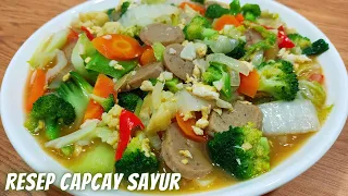 RESEP CAPCAY SAYUR | Kuah nya ENAK Masak nya GAMPANG