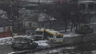 Ukraine war: '5,000 killed' in Mariupol since war began as all evacuations are suspended
