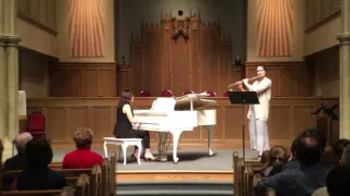 Flute Solo, "Allegretto," performed by Sarah Steranka