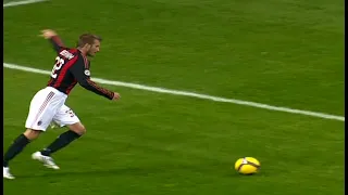 The Day Beckham Scored His 1st Free Kick for Milan