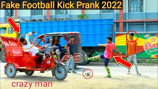 New Viral Fake Football Kick Prank 2022 !! Football Scary Prank - Gone Wrong Reaction | Prank Tv