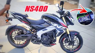Finally Pulsar NS400 Fully Revealed : TFT Console🔥USD Forks & Big Disc | Expected Under 2 Lakh🔥
