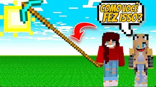 MINECRAFT #11 COMO FAZER A NOVA PICARETA SUPER GIGANTE SECRETA.