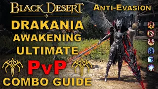 BDO | Drakania Awakening - Evasion Counter - PvP Combo Guide |