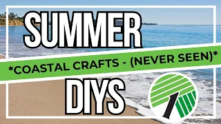 BRILLIANT 🤯 (Brand New) Dollar Tree Summer DIY Crafts | Coastal Crafts #dollartree #diycrafts #new