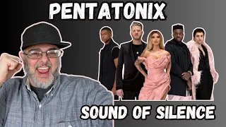 FIRST TIME HEARING PENTATONIX SOUND OF SILENCE #pentatonixreaction #soundofsilence #pentatonix