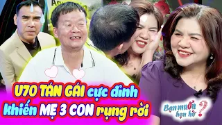 Chú U70 TÁN GÁI cực đỉnh khiến MẸ 3 CON rụng rời làm Quyền Linh trầm trồ | Bạn Muốn Hẹn Hò 2024