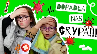 DOPADŁA NAS GRYPA #fikimikiagatkiimoniki