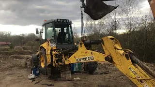 Ремонт Экскаватор-погрузчик New Holland B110