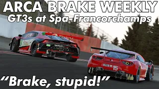 "Brake, stupid!" | ARCA Brake Weekly - GT3 at Spa-Francorchamps