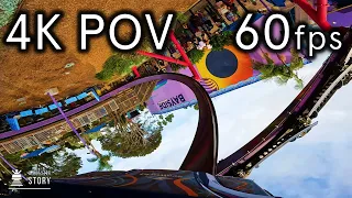 Tidal Twister Skyline Skywarp (Hill-Facing) - SeaWorld San Diego 4K60 POV