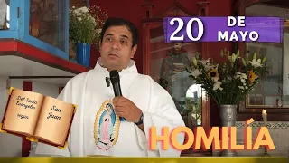 EVANGELIO DE HOY lunes 20 de mayo del 2024 - Padre Arturo Cornejo