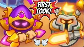 CRYSTAL MANCER and KNIGHT STATUE TALENTS!! FIRST LOOK and REACTION! | In Rush Royale!