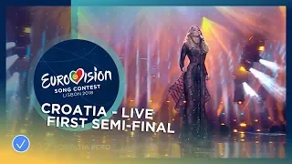 Franka - Crazy - Croatia - LIVE - First Semi-Final - Eurovision 2018