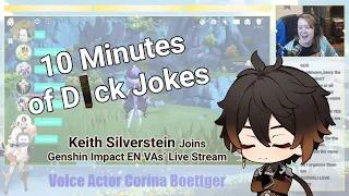 Keith Silverstein Joins Genshin Impact EN VAs' Live Stream (AKA 10 minutes of di*k jokes)