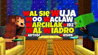 MINECRAFT, ale mówię SŁOWA tylko na literę "W"!