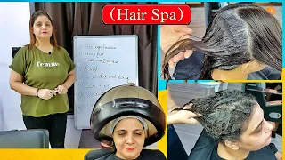 Hair Spa | how to do hair spa step by step in hindi / Hair care /  keratin hair spa / Hair treatment