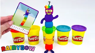 Play Doh Numberblocks | Make Your Own Number Seven