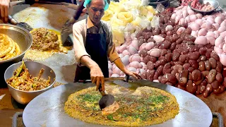 BUTTER GOAT BRAIN & OFFAL STEW KATAKAT LAHORE PAKISTAN | GOAT RIBS, KIDNEY & BRAIN MASALA RECIPE