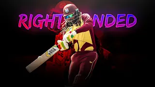 What if chris gayle bats right handed?