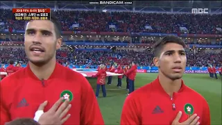 Anthem of Morocco (Cherifian Anthem) vs. Spain (FIFA World Cup 2018)