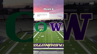 Washington Huskies 2023 Football Schedule Prediction #collegefootball #prediction #viral