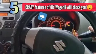 Maruti WagonR 2nd generation hidden features. This has many more than new one. #wagonr #oldwagonr