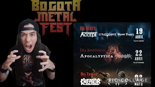 Bogotá Metal Fest 2023 - Tres conciertos en una semana