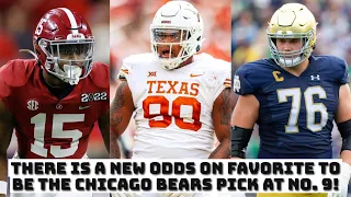 There Is A New Odds On Favorite Player To Be Drafted By The Chicago Bears At No. 9!