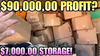 $90,000.00 PROFIT in $7000.00 STORAGE UNIT? STORAGE WARS STYLE! I bought an abandoned storage unit