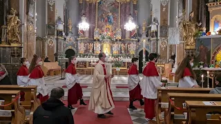 Jerusalema-Tanz in Kirche von Inzing