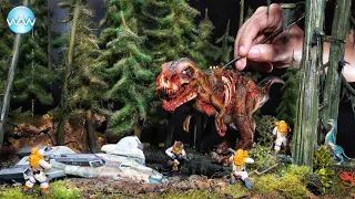 How to make Diorama Aliens get lost inside of territory Zombie T-Rex