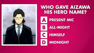 HOW WELL DO YOU KNOW MY HERO ACADEMIA? - BNHA/MHA QUIZ