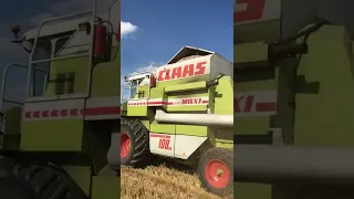 Claas Dominator 108 SL Maxi - Mercedes OM 441 sound