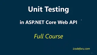 Chapter-8: Unit Testing in ASP.NET Core Web API | Clean Architecture | Microservices Architecture