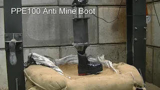 Energetics Technologys PPE100 Anti Mine Boot v Standard Army Boot