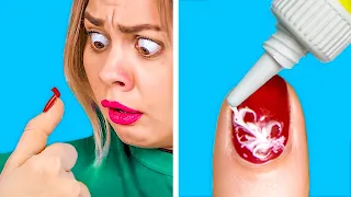 GENIUS BEAUTY HACKS FOR EVERY LIFE SITUATION || Smart Girly Tips By 123 GO! Gold