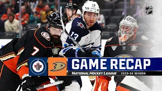 Jets @ Ducks 1/5 | NHL Highlights 2024