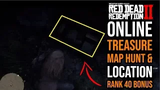 Red Dead Redemption 2 ONLINE Treasure Map Hunt Location (Rank 40 bonus)